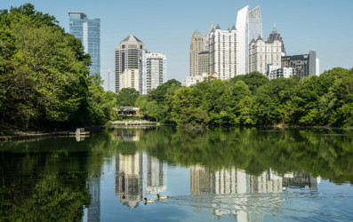 Piedmont Park and the Skyline